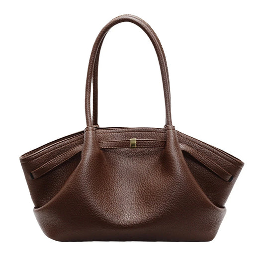 Moods Lychee Pattern Underarm Shoulder Bags For Women Soft PU Leather Large Capacity Mini Tote Bag