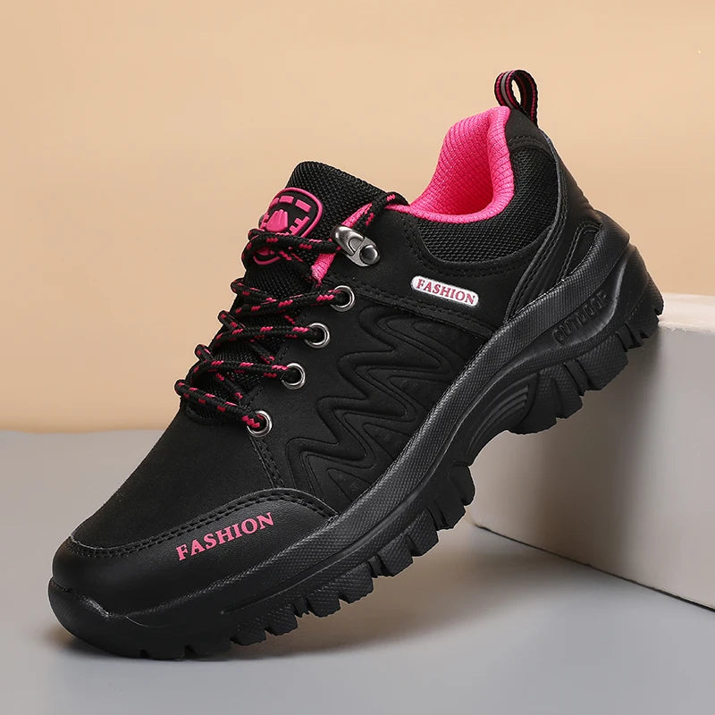 Women’s Outdoor Hiking Shoes - Waterproof Non-Slip Sneakers, Comfortable Walking & Climbing Footwear