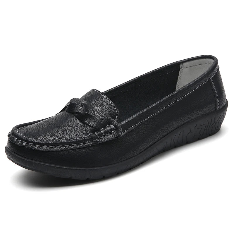 Women’s Genuine Leather Flats – Comfortable Moccasins, Ballet & Oxford Style Casual Shoes