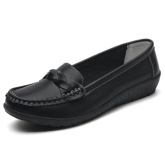 Women’s Genuine Leather Flats – Comfortable Moccasins, Ballet & Oxford Style Casual Shoes