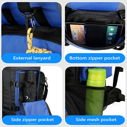 90L Waterproof Hiking & Camping Backpack - Large Capacity Outdoor Trekking Rucksack for Travel & Sports