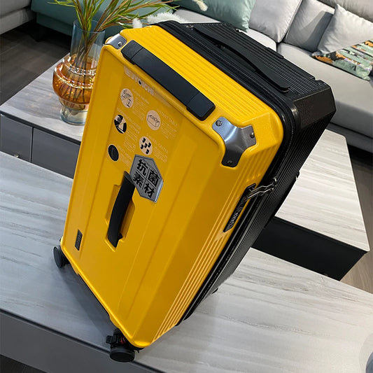 Luxury Large-Capacity Travel Trolley Luggage - 22 to 36 Inch Silent Brake Suitcase for Men & Women