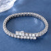 Moissanite Tennis Bracelet – GRA-Certified Sparkling Diamond Jewelry in 925 Silver Plated White Gold for Women & Men