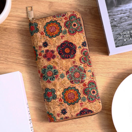 Retro Minimalist Long Wallet - Large Capacity Card Holder with Multi-Functional Compartments for Daily Use