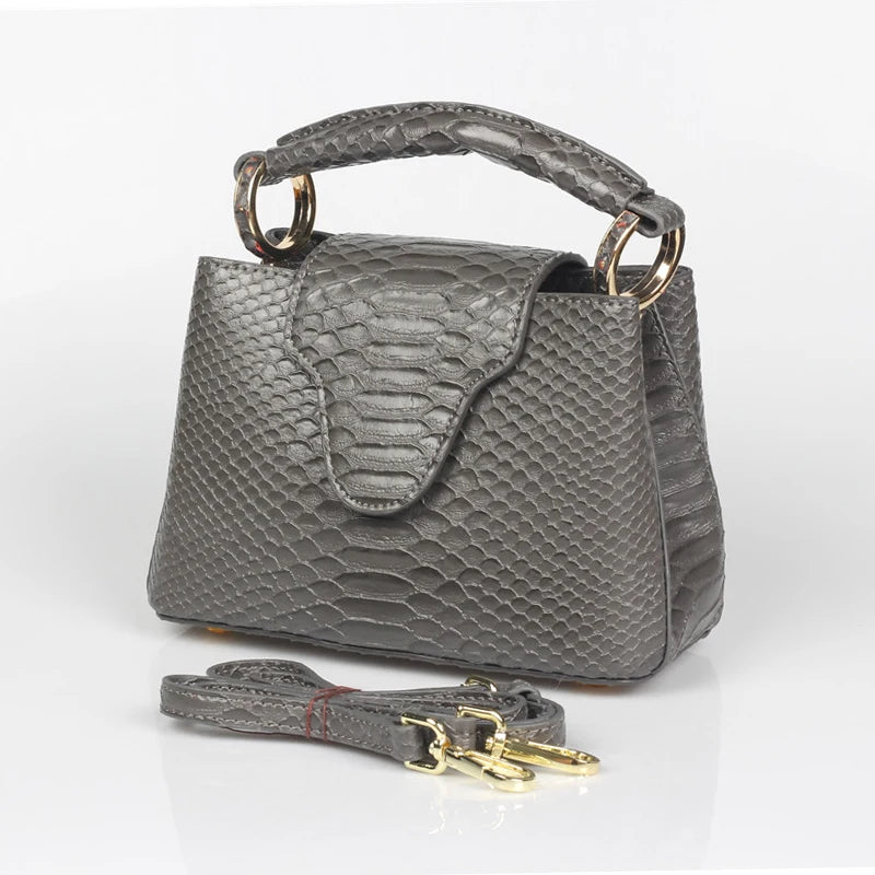Elite Croco Luxe Tote - Women's Designer Crossbody & Travel Shoulder Bag