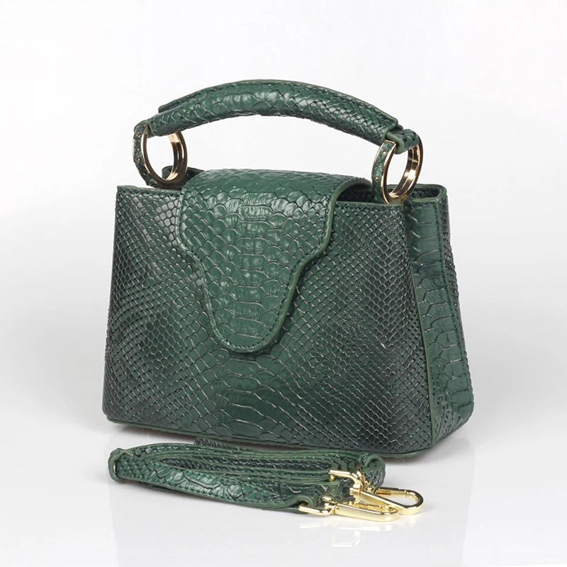Elite Croco Luxe Tote - Women's Designer Crossbody & Travel Shoulder Bag