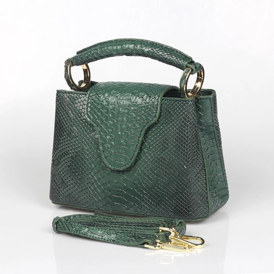 Elite Croco Luxe Tote - Women's Designer Crossbody & Travel Shoulder Bag
