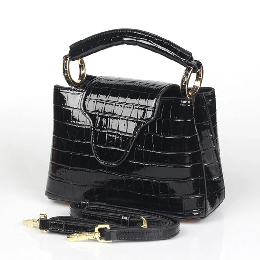 Elite Croco Luxe Tote - Women's Designer Crossbody & Travel Shoulder Bag