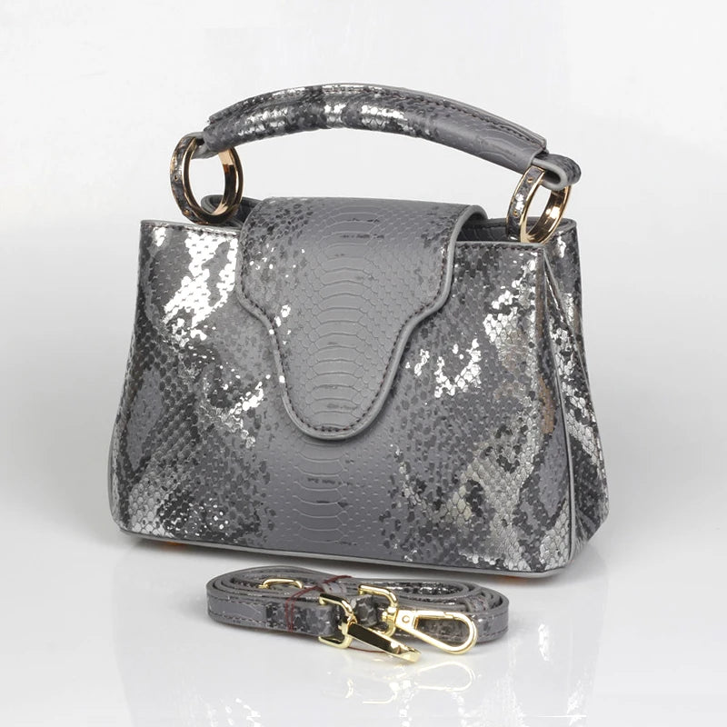 Elite Croco Luxe Tote - Women's Designer Crossbody & Travel Shoulder Bag