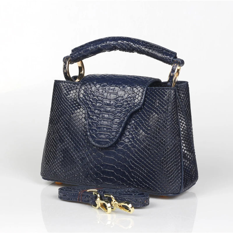 Elite Croco Luxe Tote - Women's Designer Crossbody & Travel Shoulder Bag