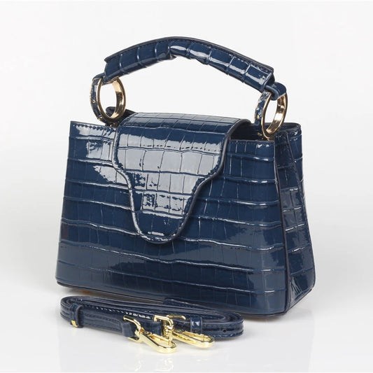 Elite Croco Luxe Tote - Women's Designer Crossbody & Travel Shoulder Bag